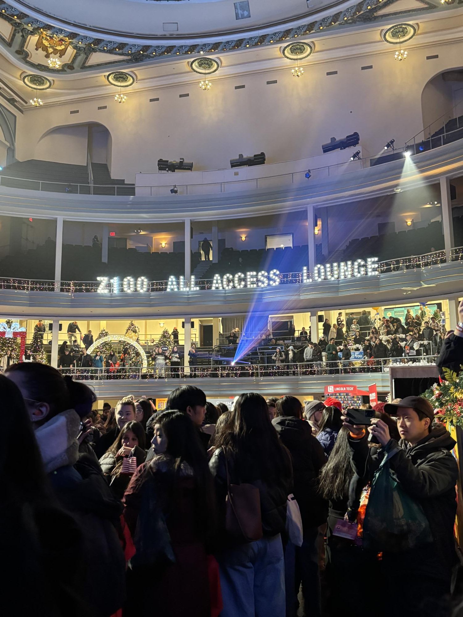 "Jingle All the Way" to the Z100 All-Access Lounge