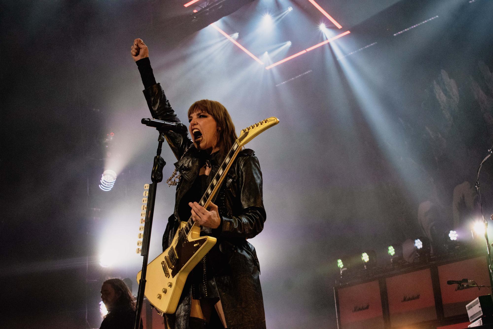 Climbing Everest with Halestorm at Hartford Healthcare Amphitheater