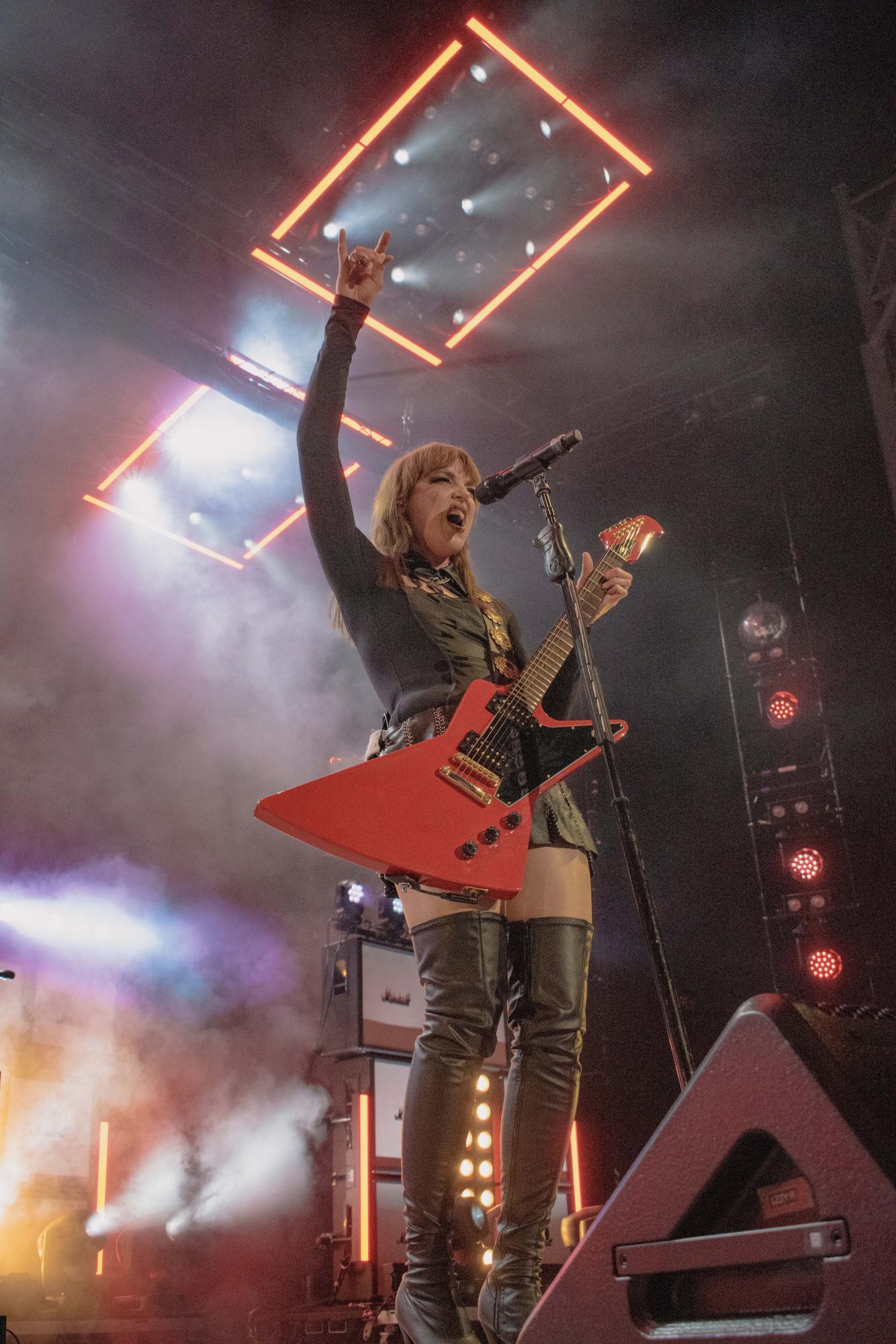 Climbing Everest with Halestorm at Hartford Healthcare Amphitheater