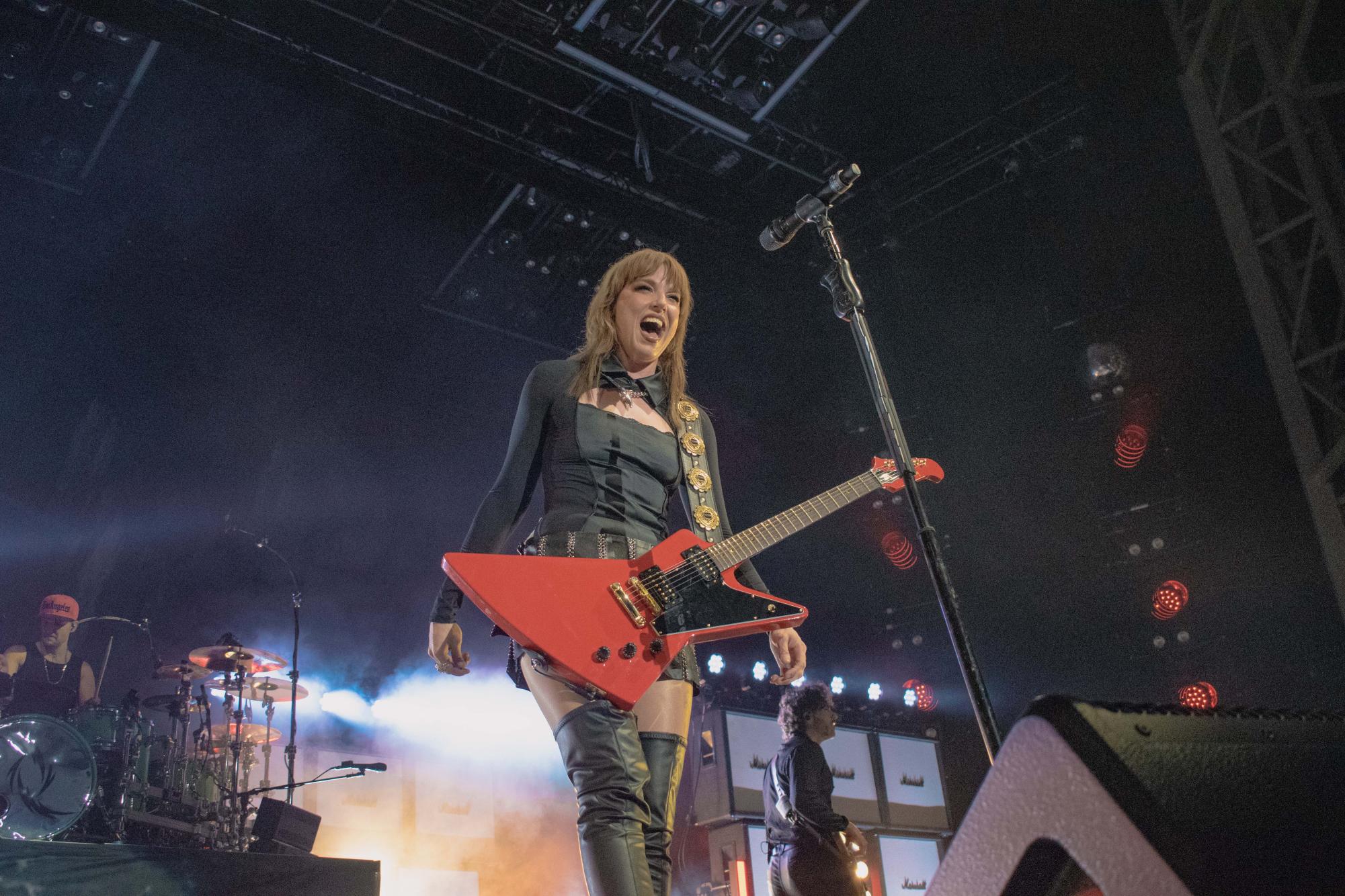 Climbing Everest with Halestorm at Hartford Healthcare Amphitheater
