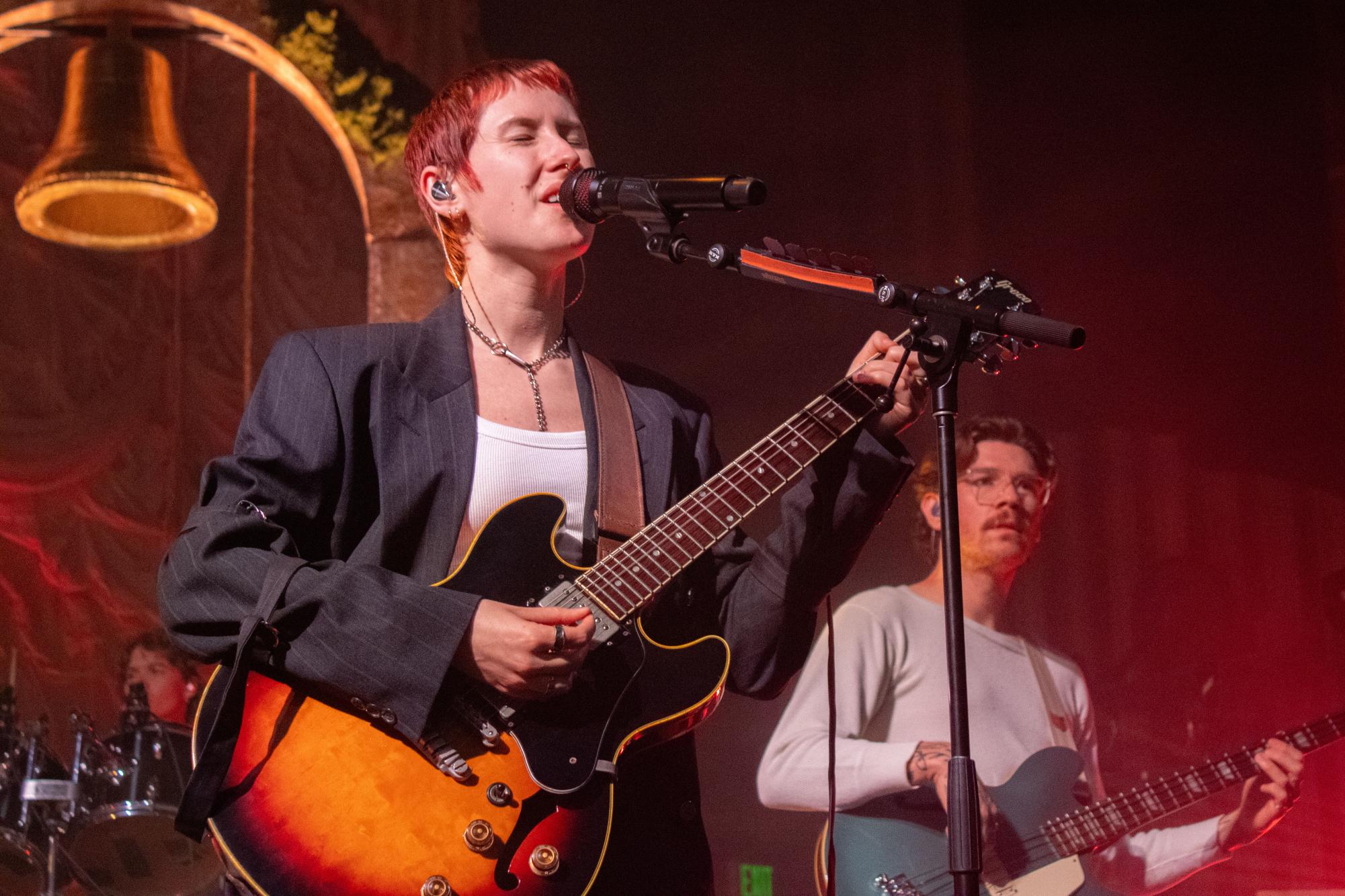 In love with the sound 'The Last Dinner Party' makes into the microphone at College Street Music Hall